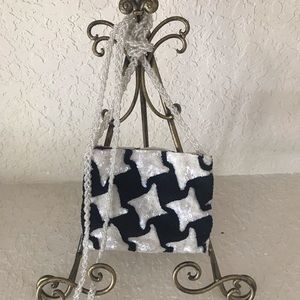 Pierre Urbach by Santi Black & White Crossbody Bag